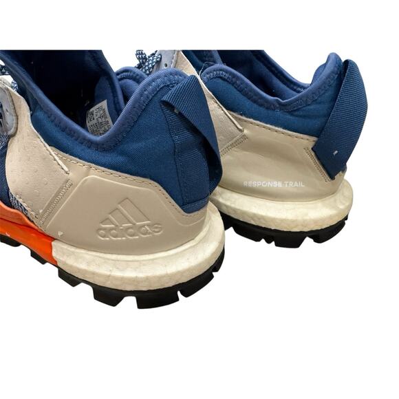 Adidas Response Trail Boost Mens BB1657 Orange Blue Sneakers Shoes Size 7.5 main image 12